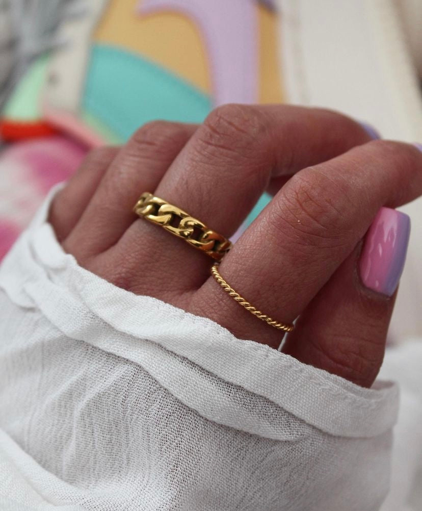 POWER Stainless Steel Fashion Ring