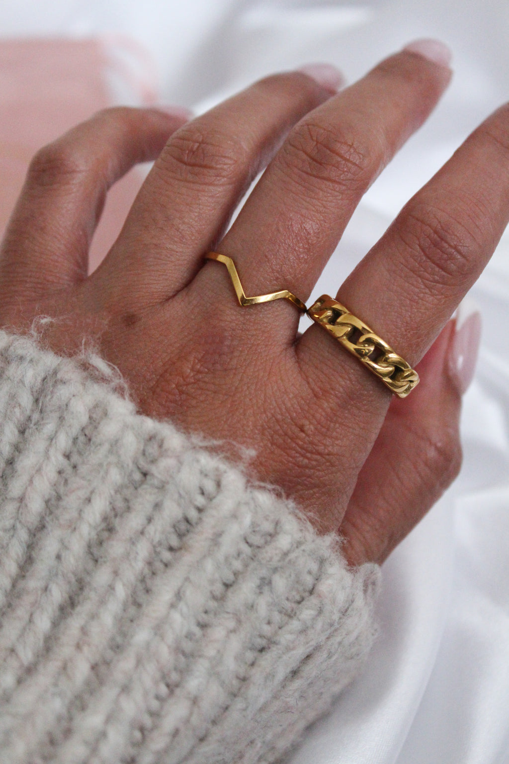 POWER Stainless Steel Fashion Ring