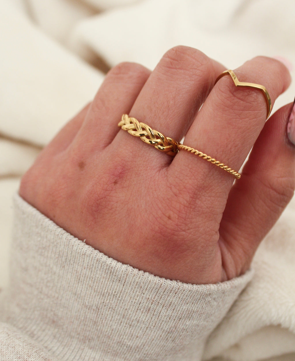 HOPE Stainless Steel Fashion Ring