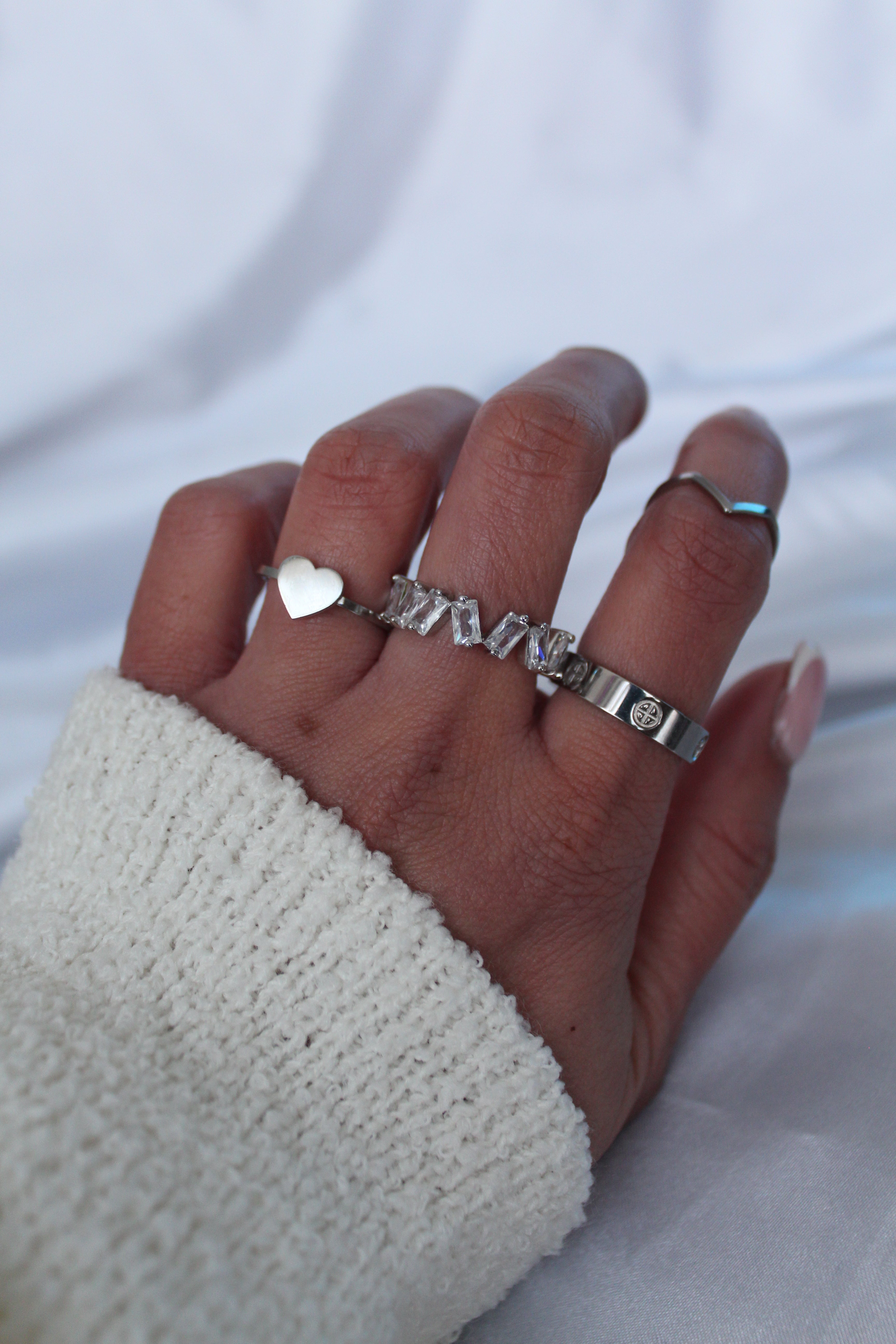 HEART Stainless Steel Fashion Ring