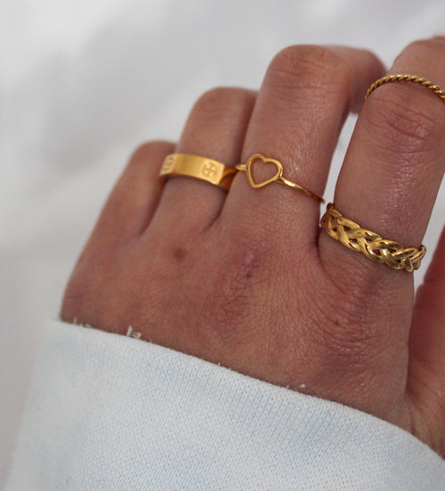 ADORE Stainless Steel Fashion Ring