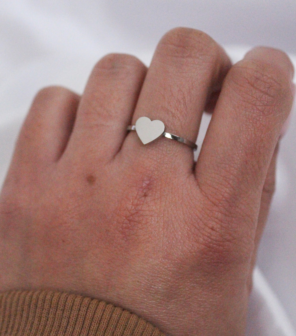 HEART Stainless Steel Fashion Ring