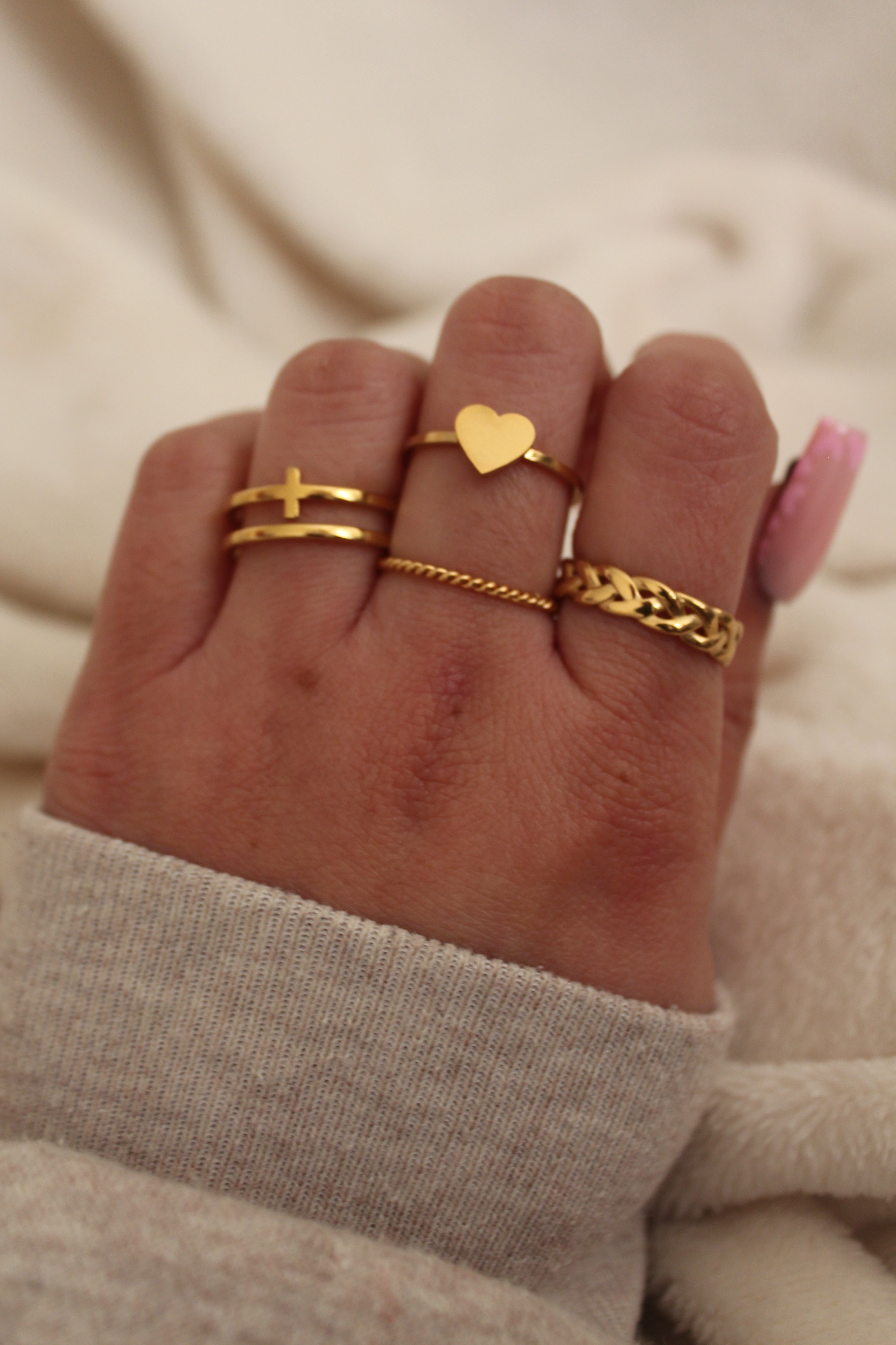 HOPE Stainless Steel Fashion Ring