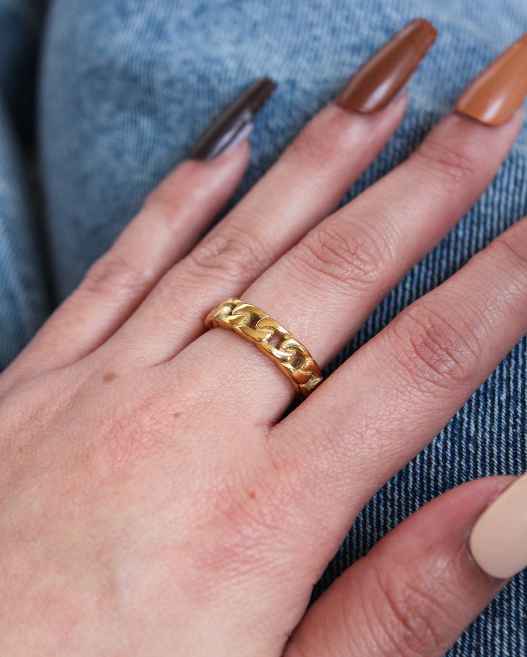 POWER Stainless Steel Fashion Ring